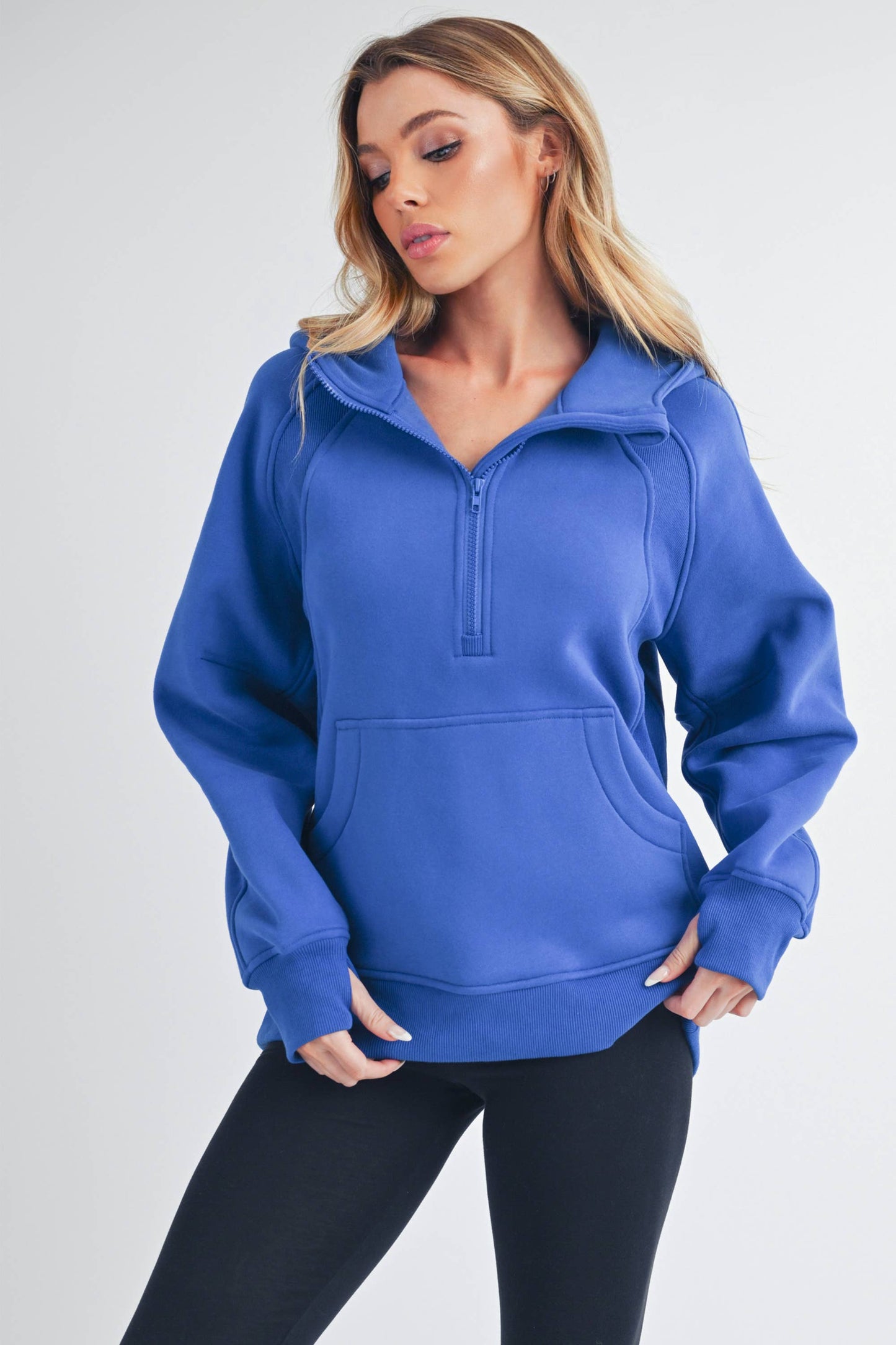 990DK Long Drea Half-Zip Hoodie