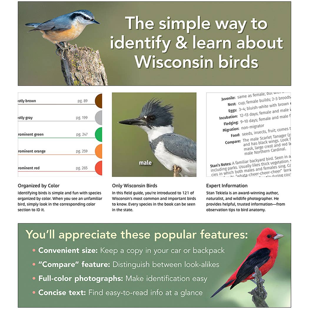 Birds of Wisconsin Field Guide 3e