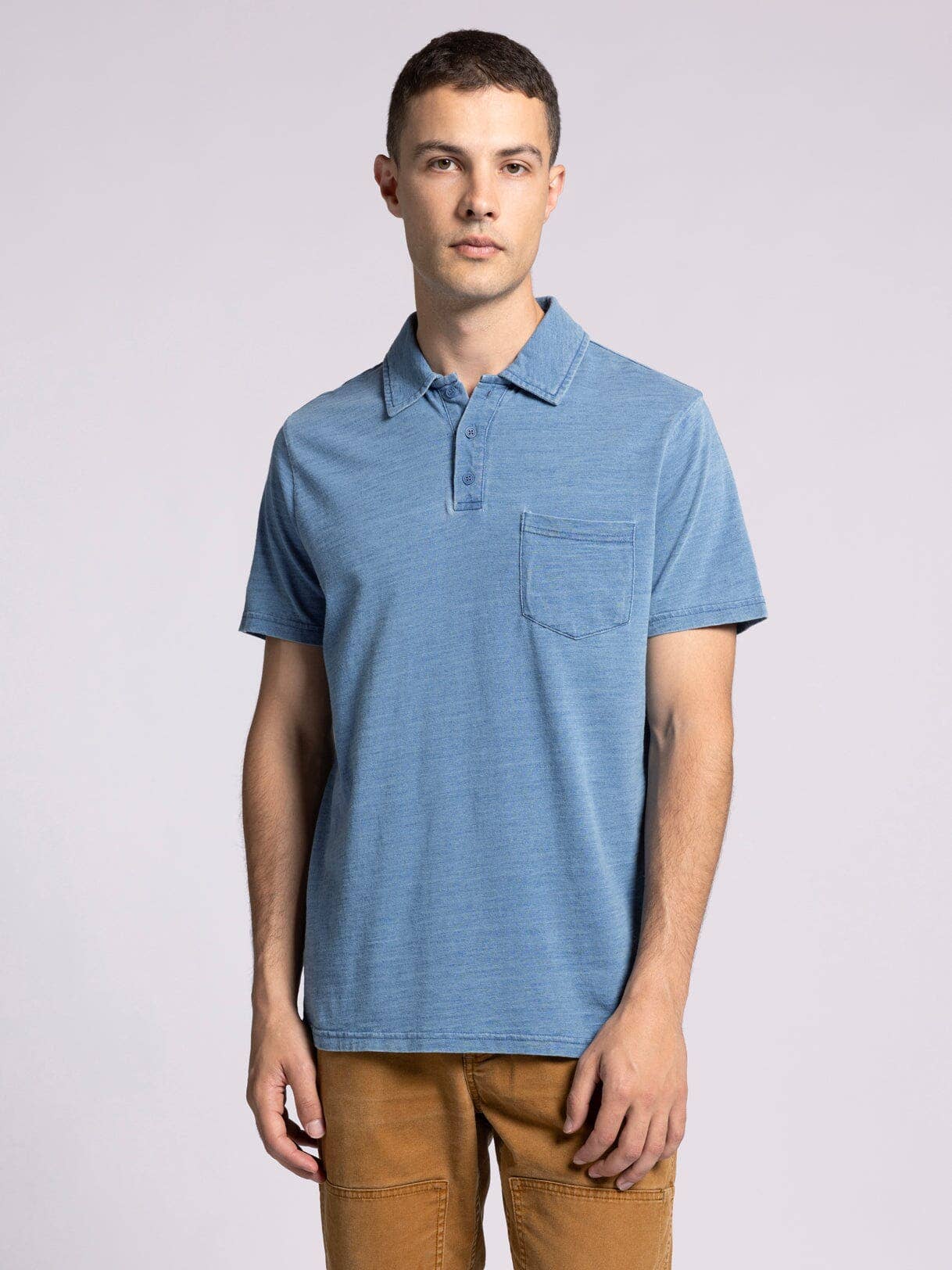 WILLIAM TOP - Cotton Collar Tee