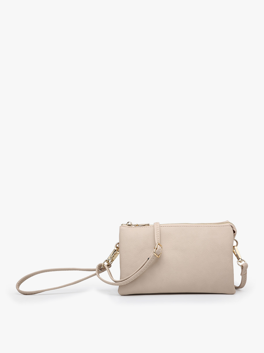 Riley Monogrammable 3 Compartment Crossbody/Wristlet