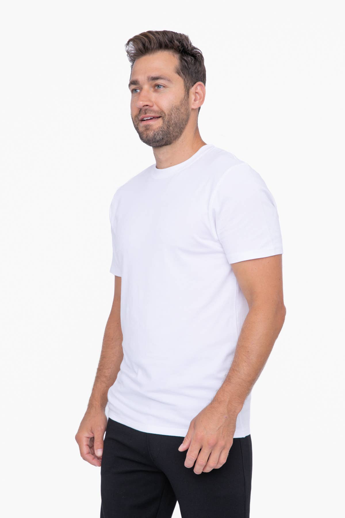 Pima Cotton Blend Short Sleeve Tee