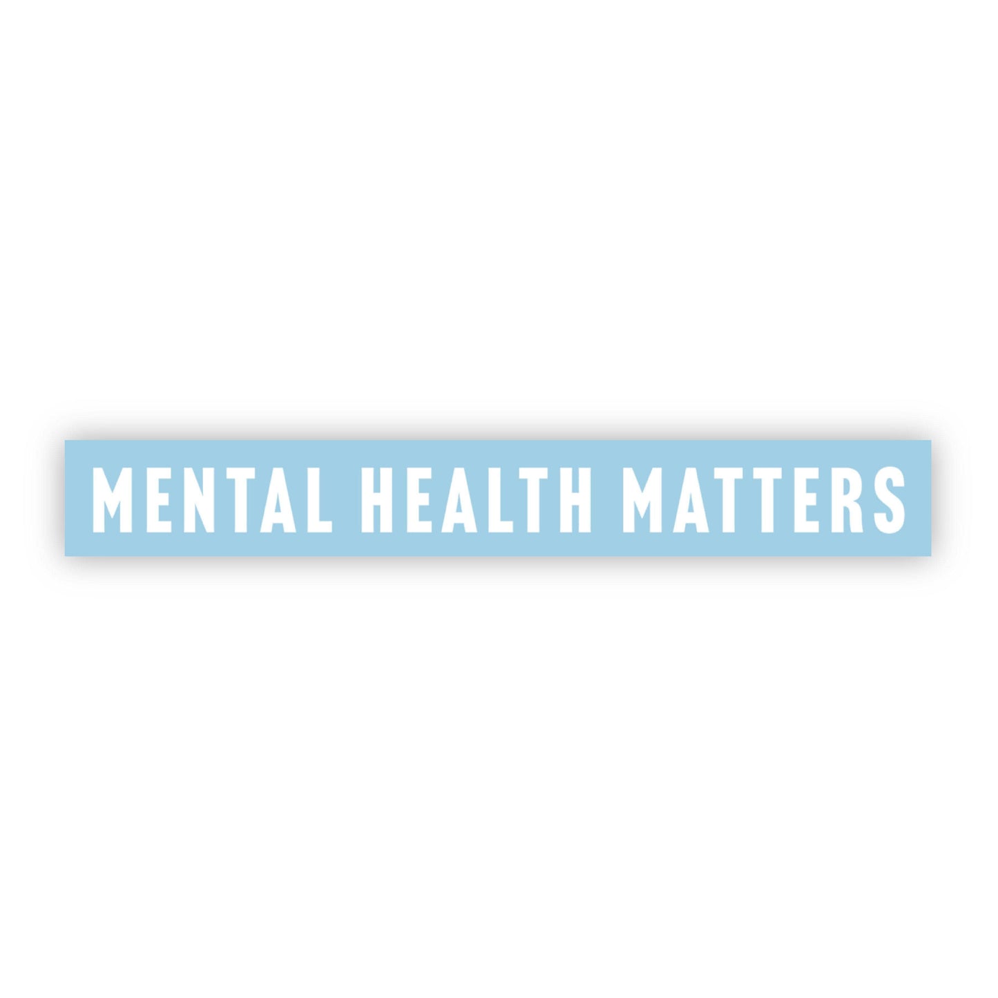 Mental Health Matters Blue Sticker