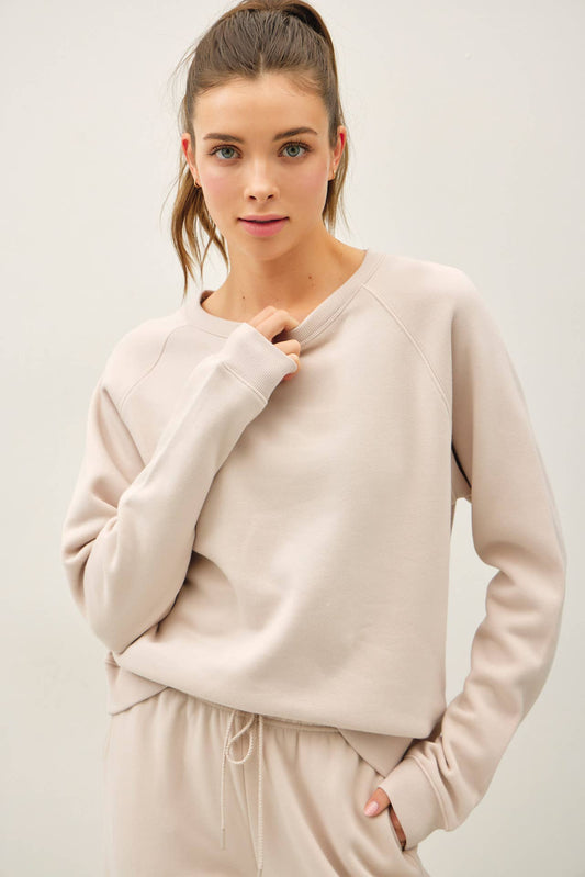Cotton Modal Fleece Sweatshirt