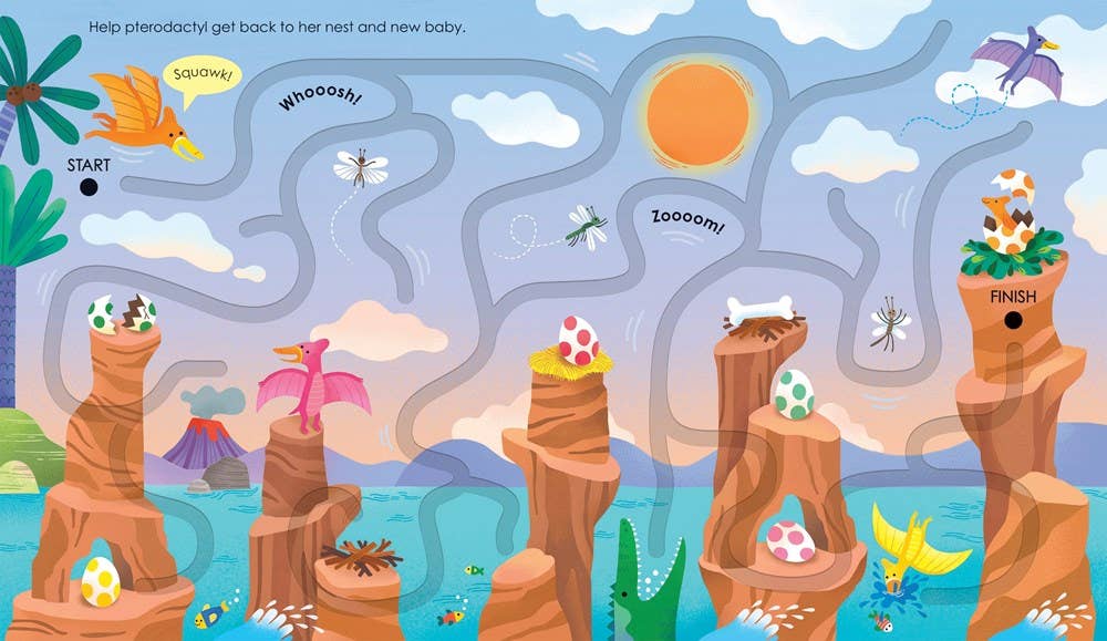 Fingertrail Dinosaur Mazes : Usborne