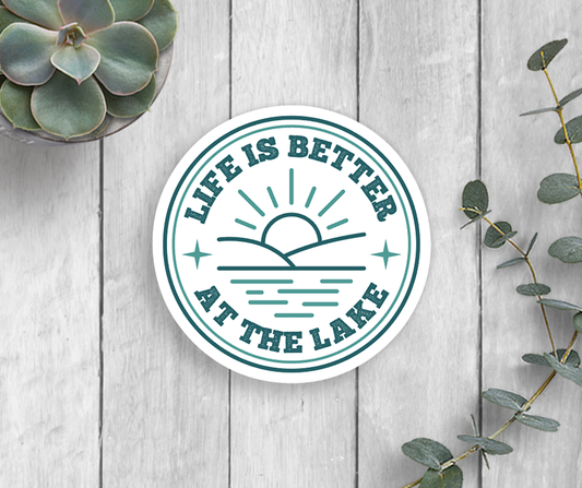 Lake Life Vinyl Sticker