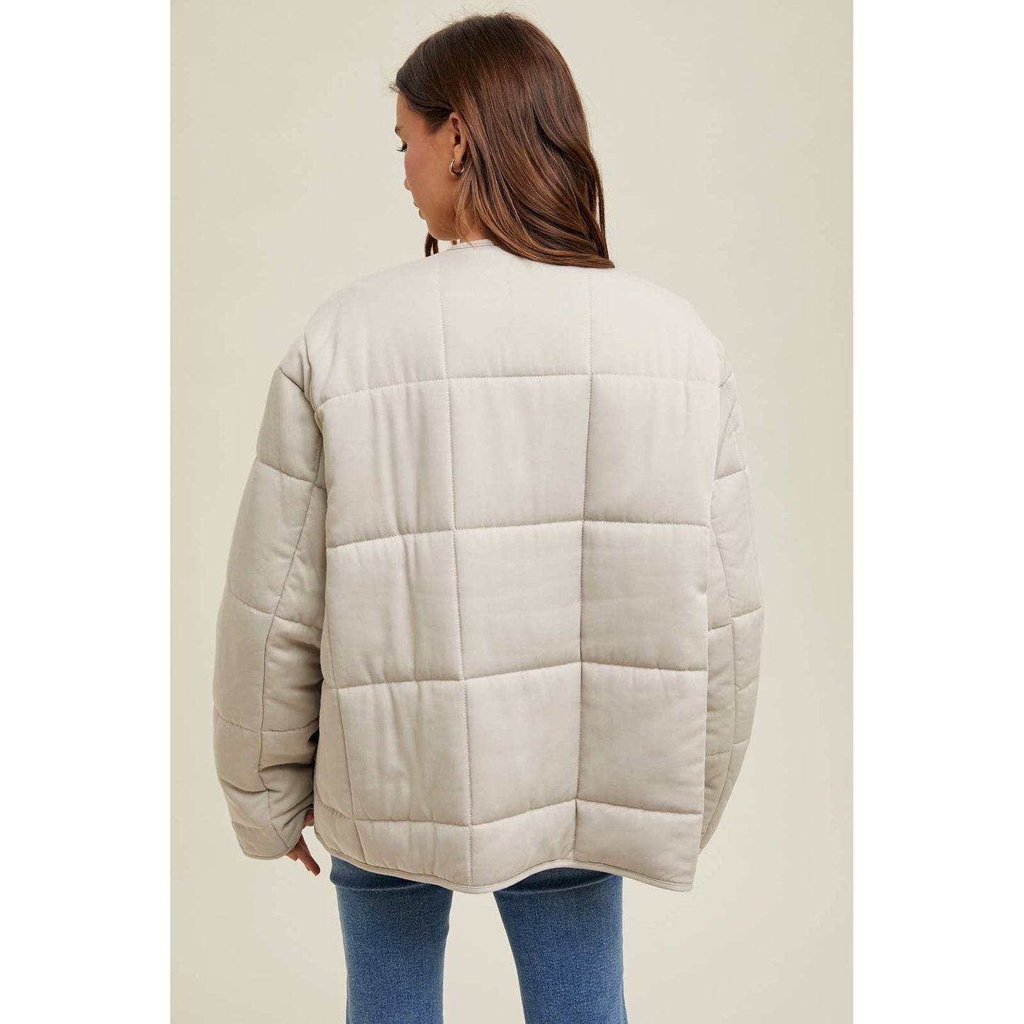 QUILTED OVERSIZED JACKET