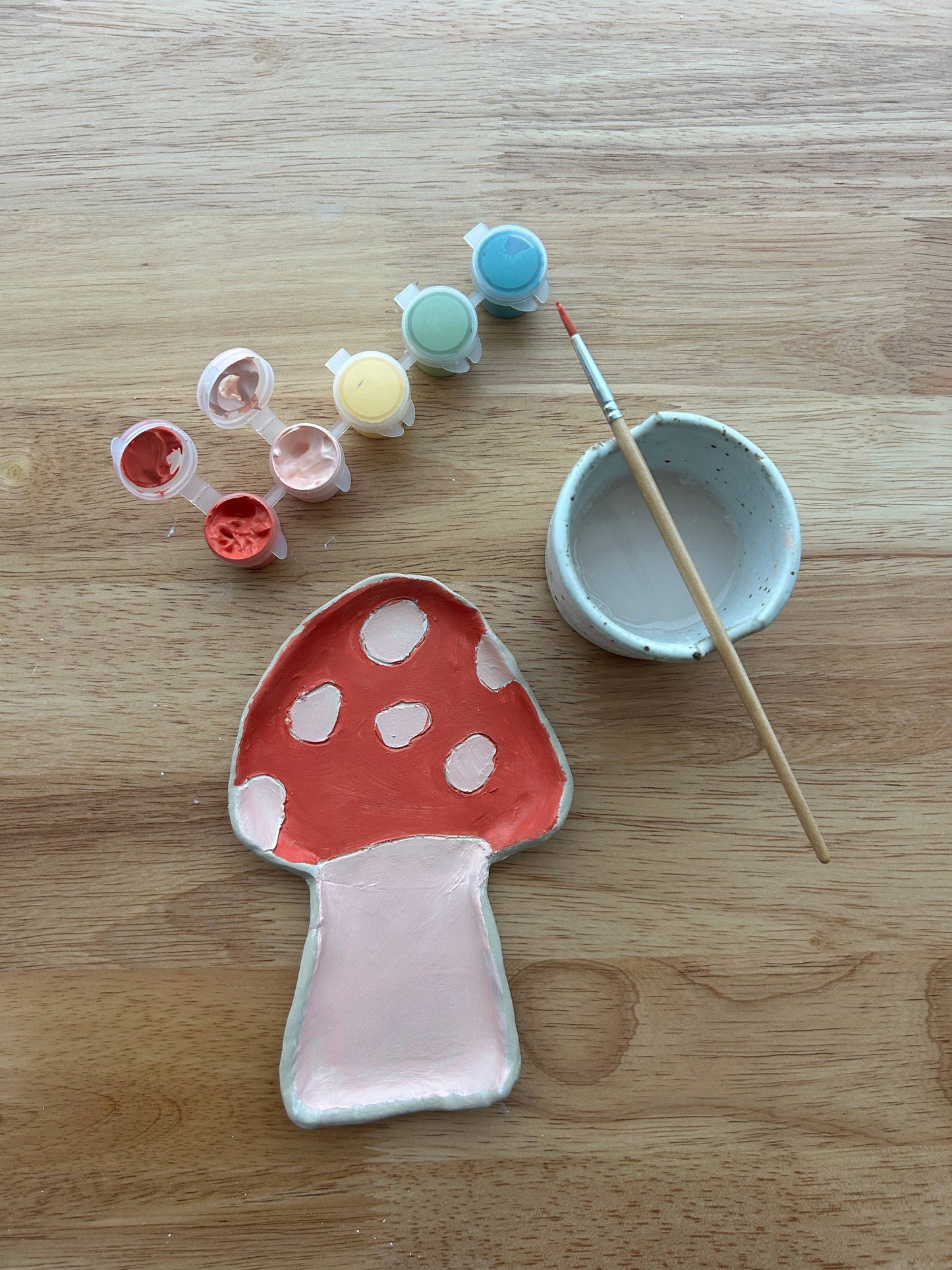 DIY Clay Kit- Mushroom Dish