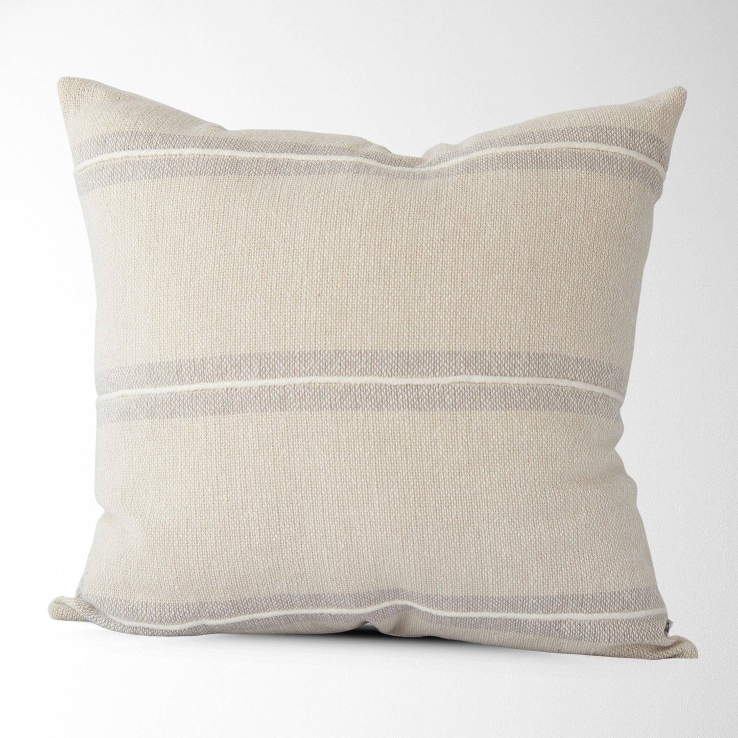 Striped Textured Pillow Cover