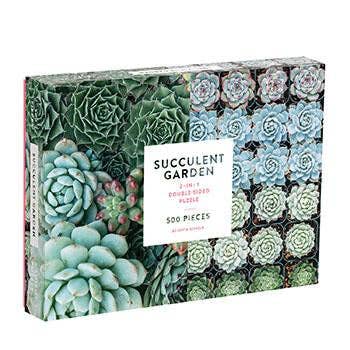 Succulent Garden 2-sided 500 Piece Puzzle