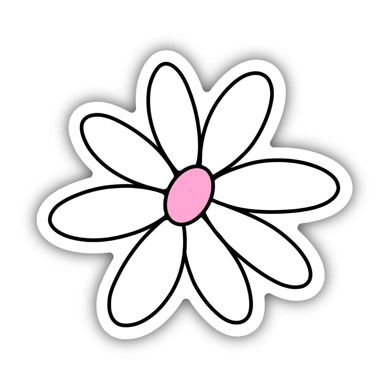 Pink Daisy Aesthetic Sticker