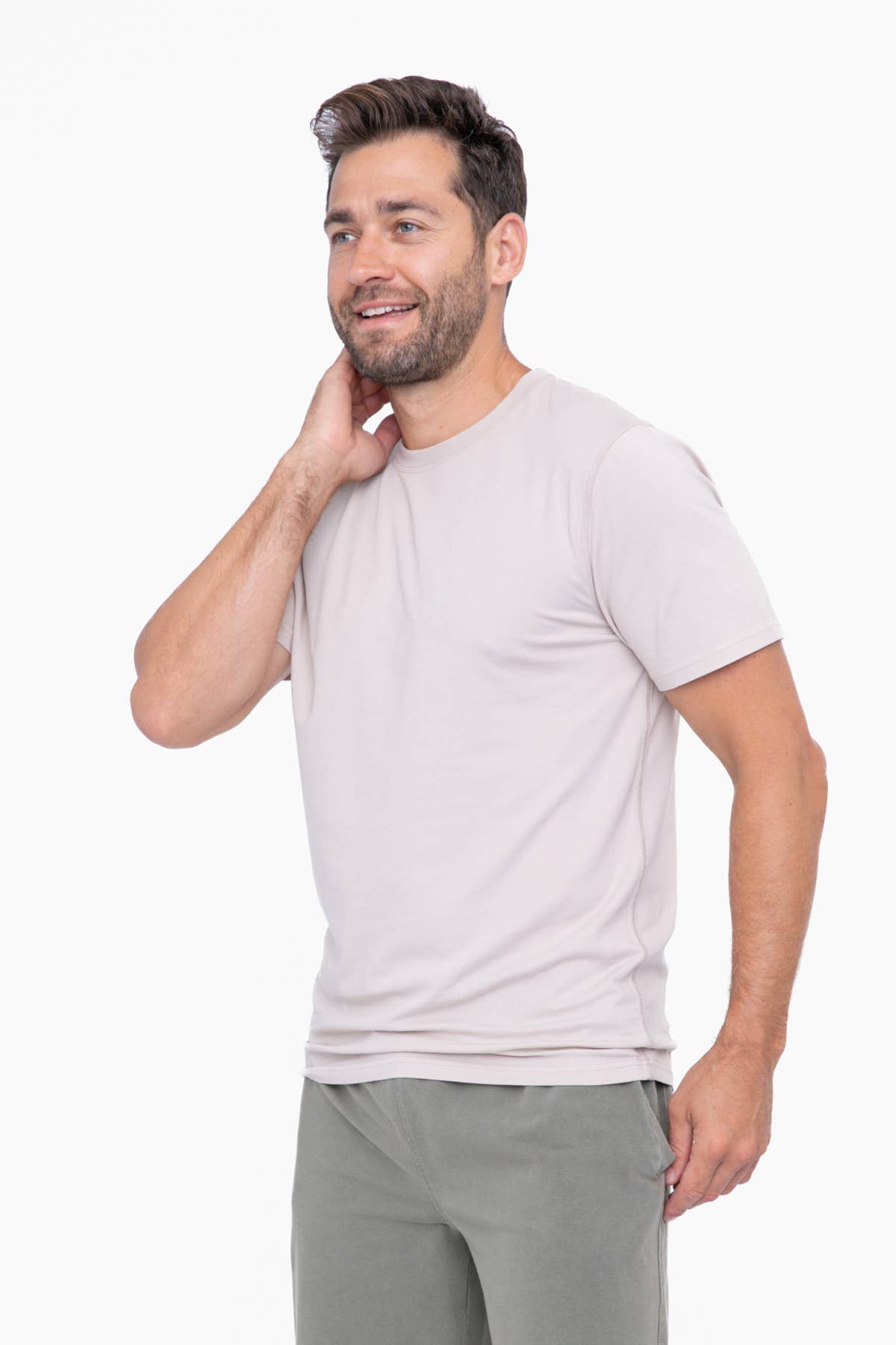 Pima Cotton Blend Short Sleeve Tee