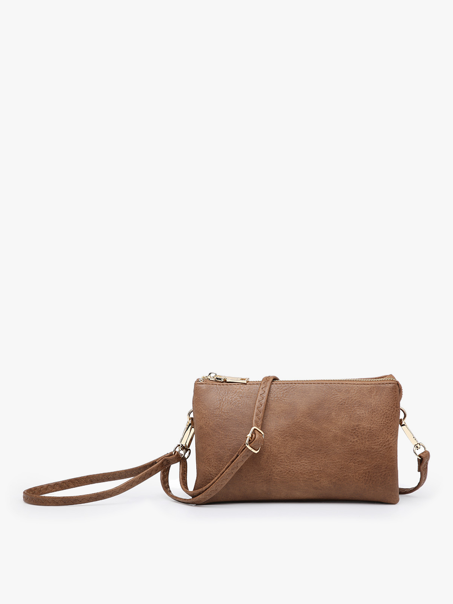 Riley Monogrammable 3 Compartment Crossbody/Wristlet