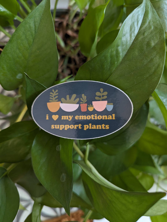 Support Plants Sticker