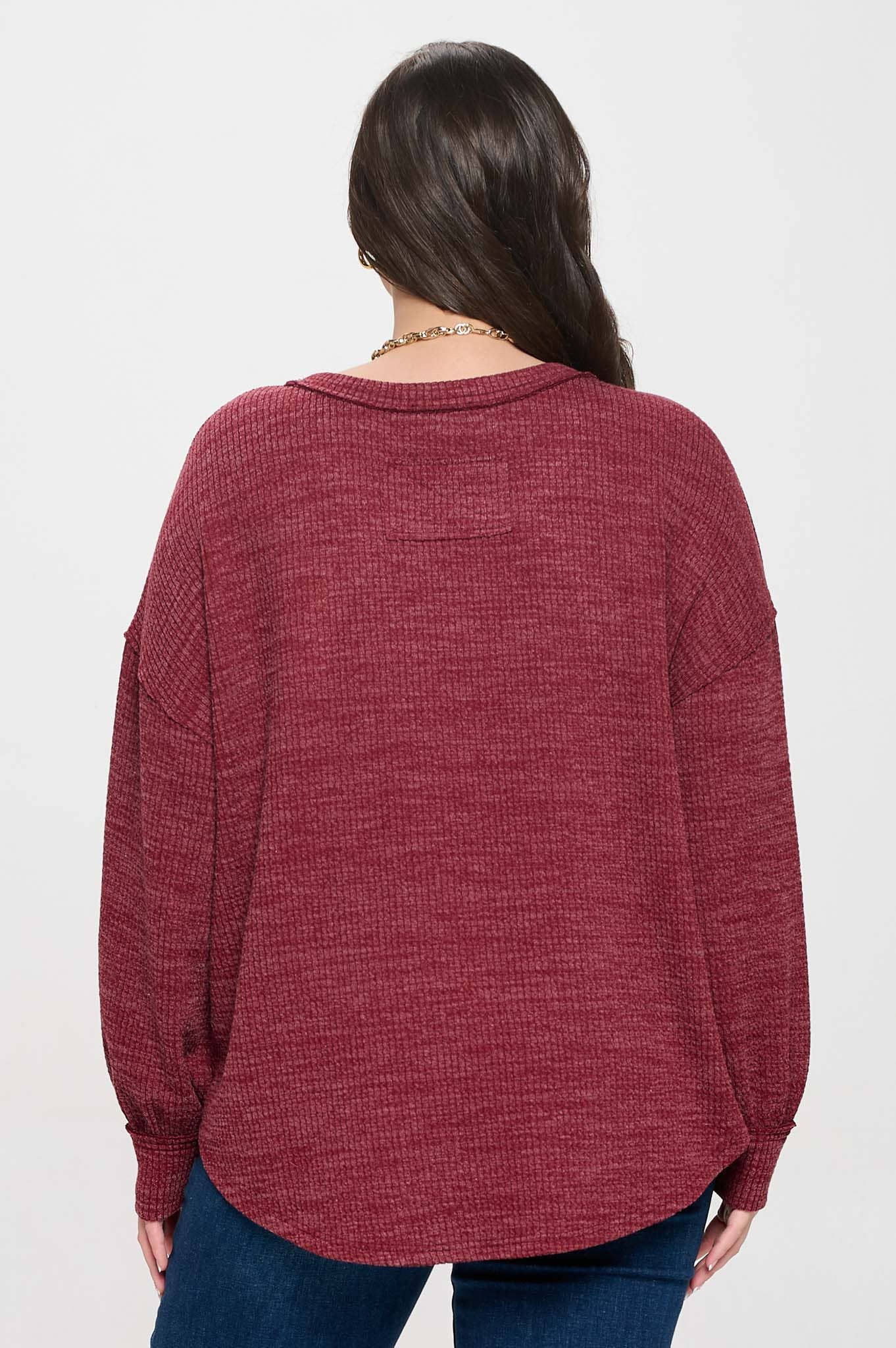 LONG SLEEVE SWEATER TOP