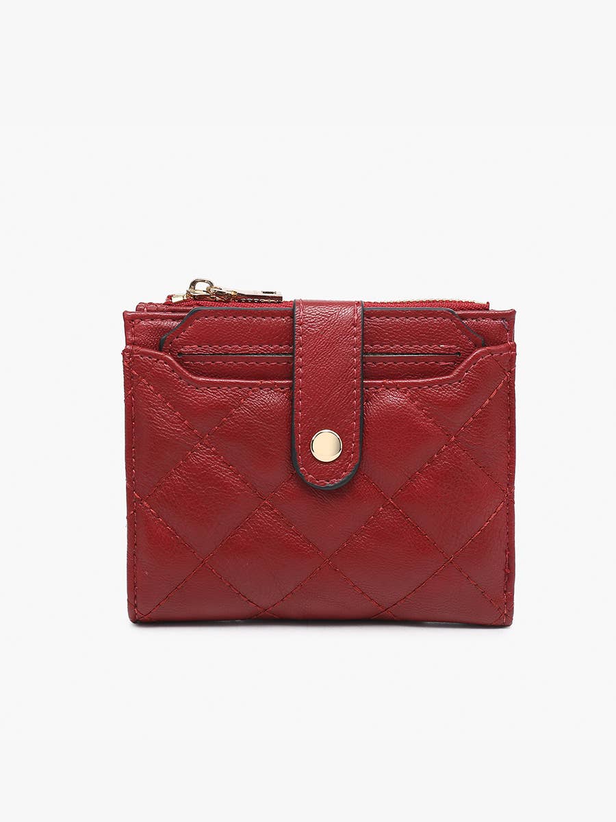 WL2228 Melody Quilted Zip Top Wallet