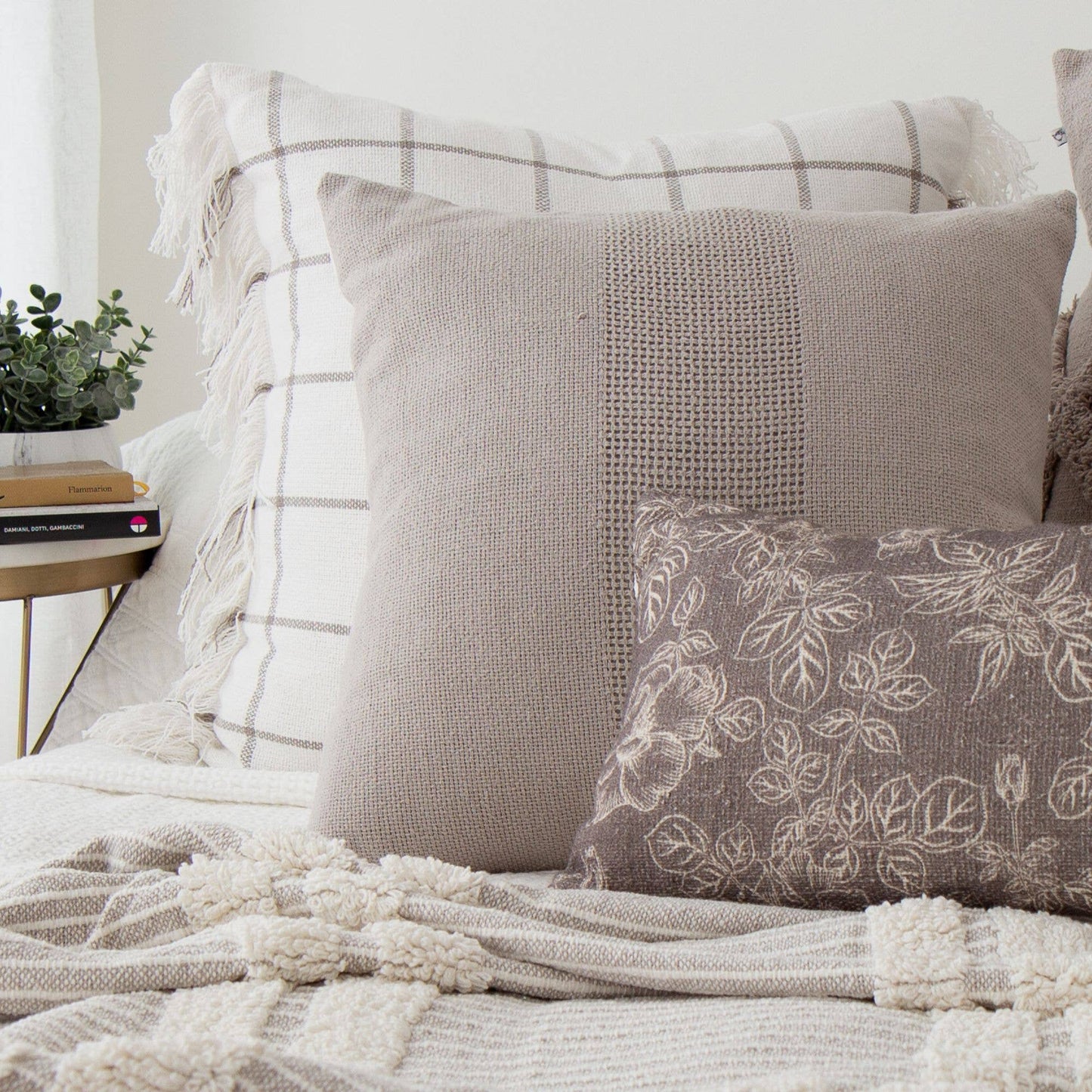 Woven Textured Pillow Cover