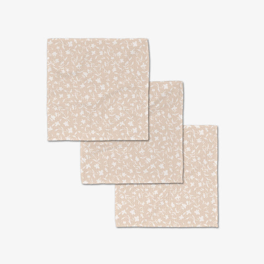 Tiny Floral Luxe Washcloth Set
