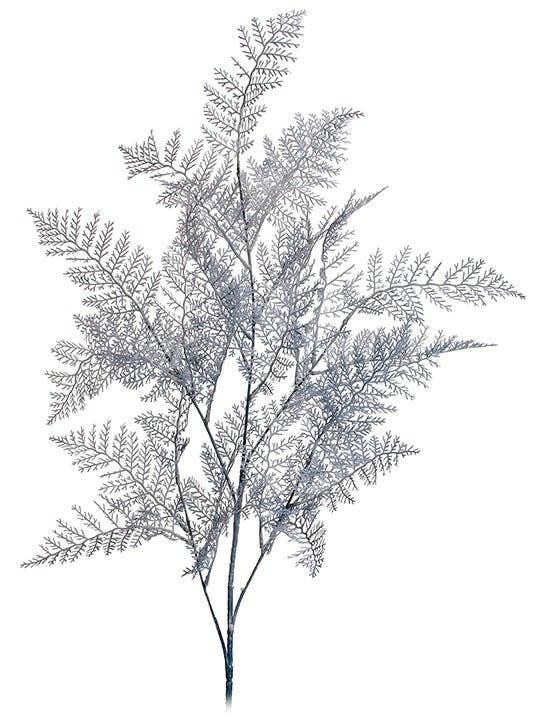 Blue Fern Spray - 43"