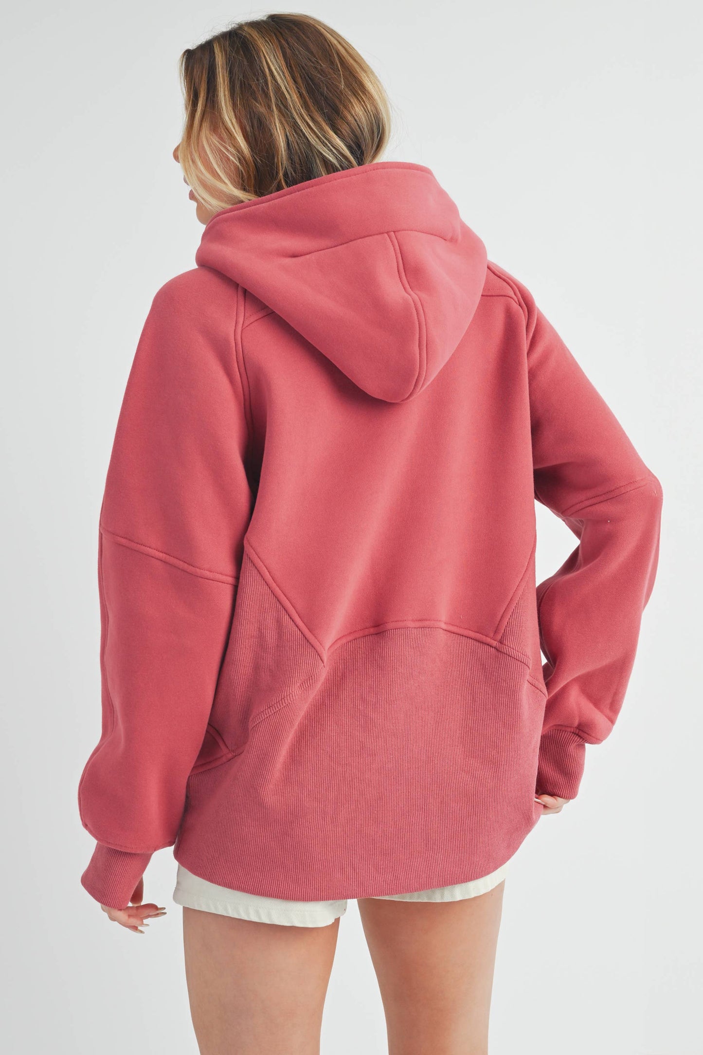 990DK Long Drea Half-Zip Hoodie