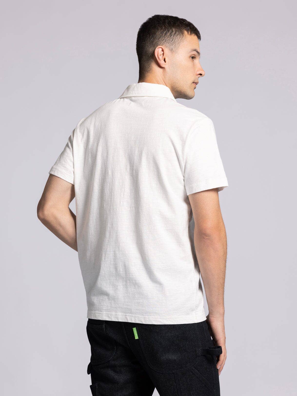 WILLIAM TOP - Cotton Collar Tee