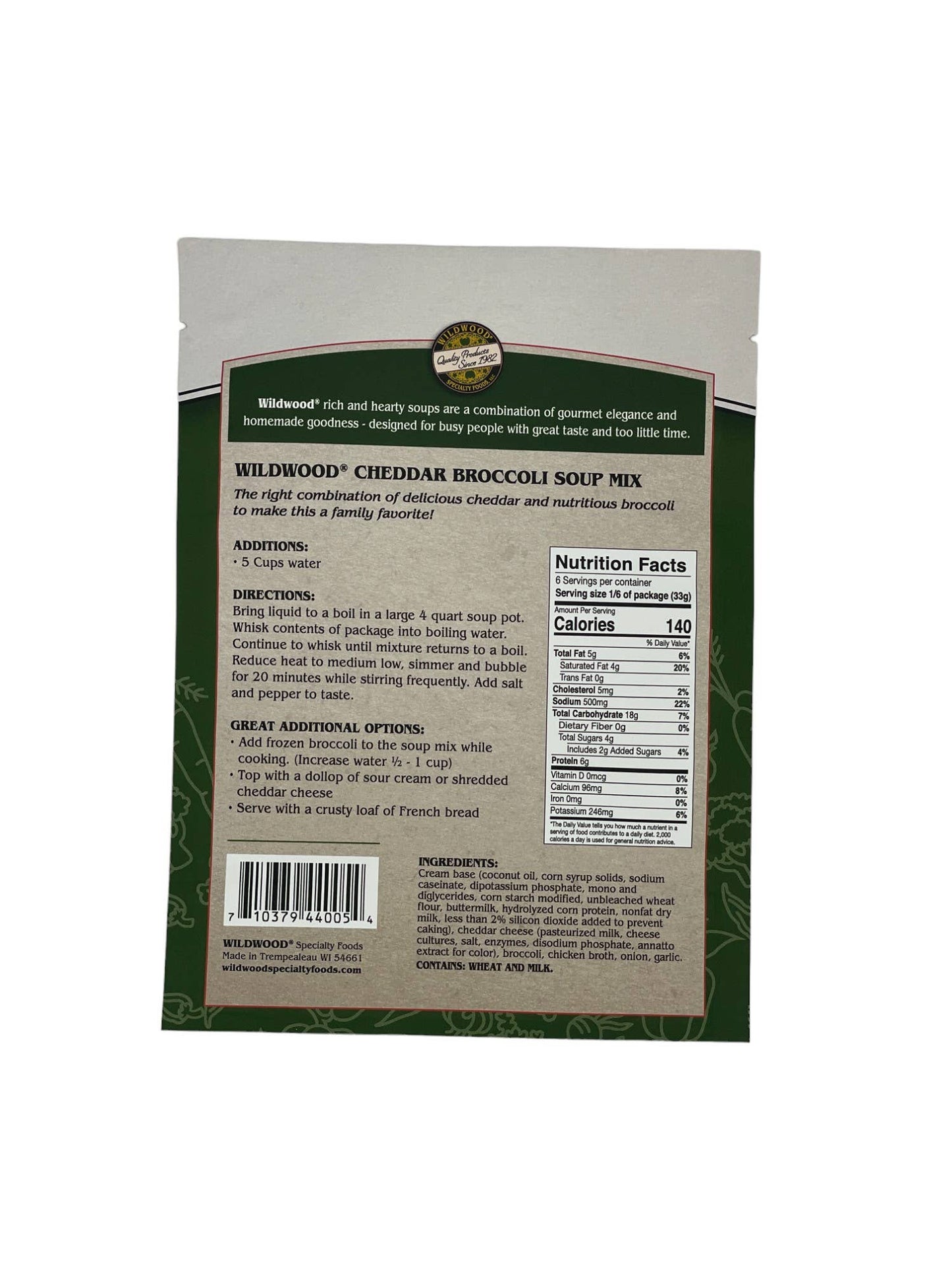 Broccoli Cheddar Soup Mix