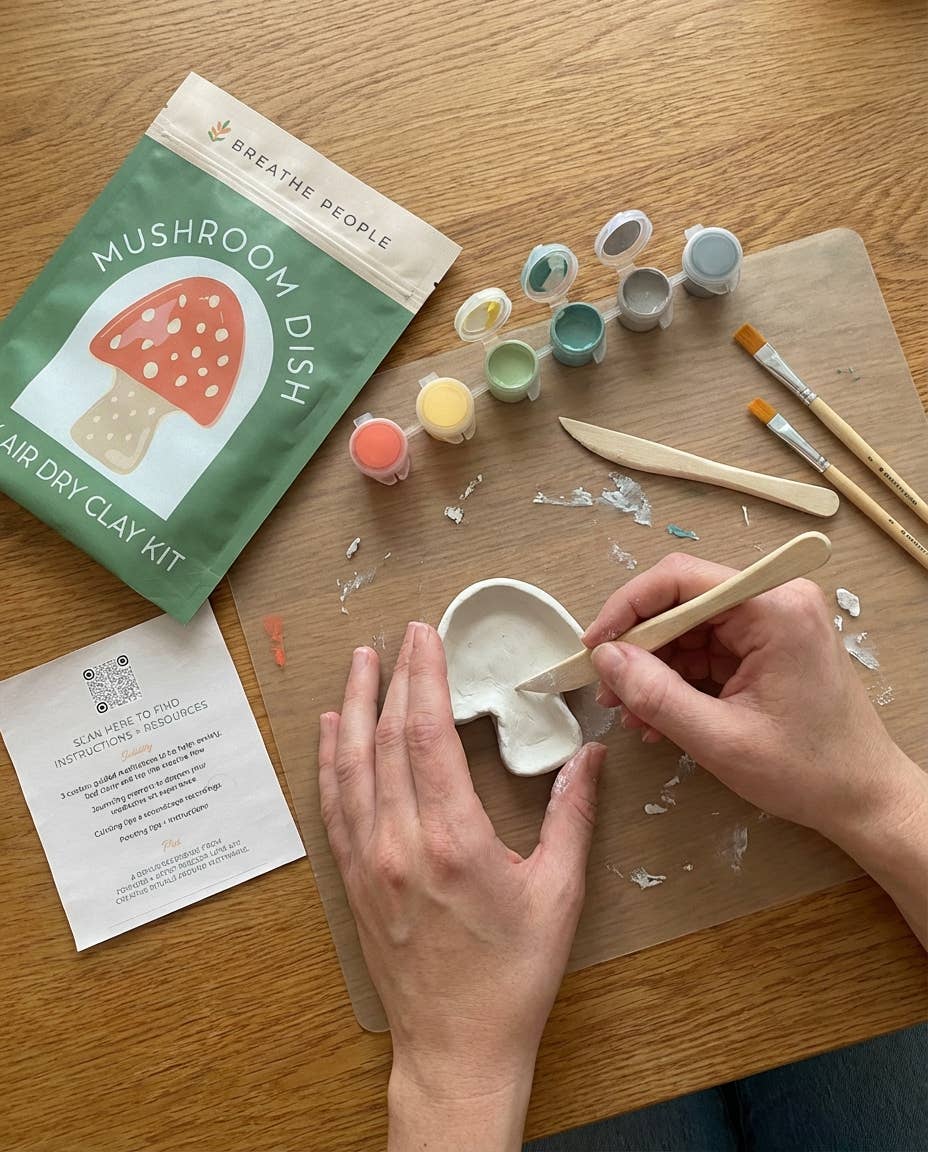 DIY Clay Kit- Mushroom Dish