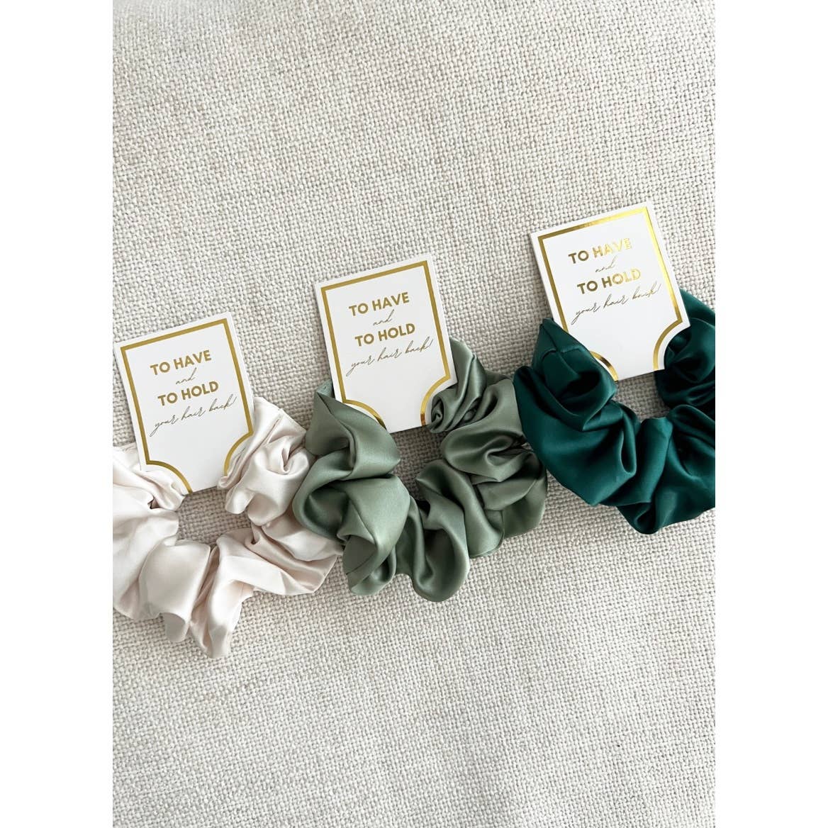 Silk Satin Scrunchies