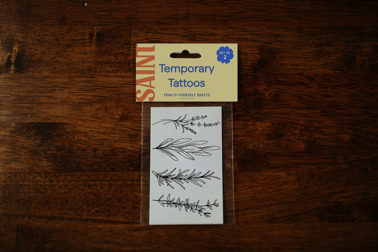Herbs Temporary Tattoos