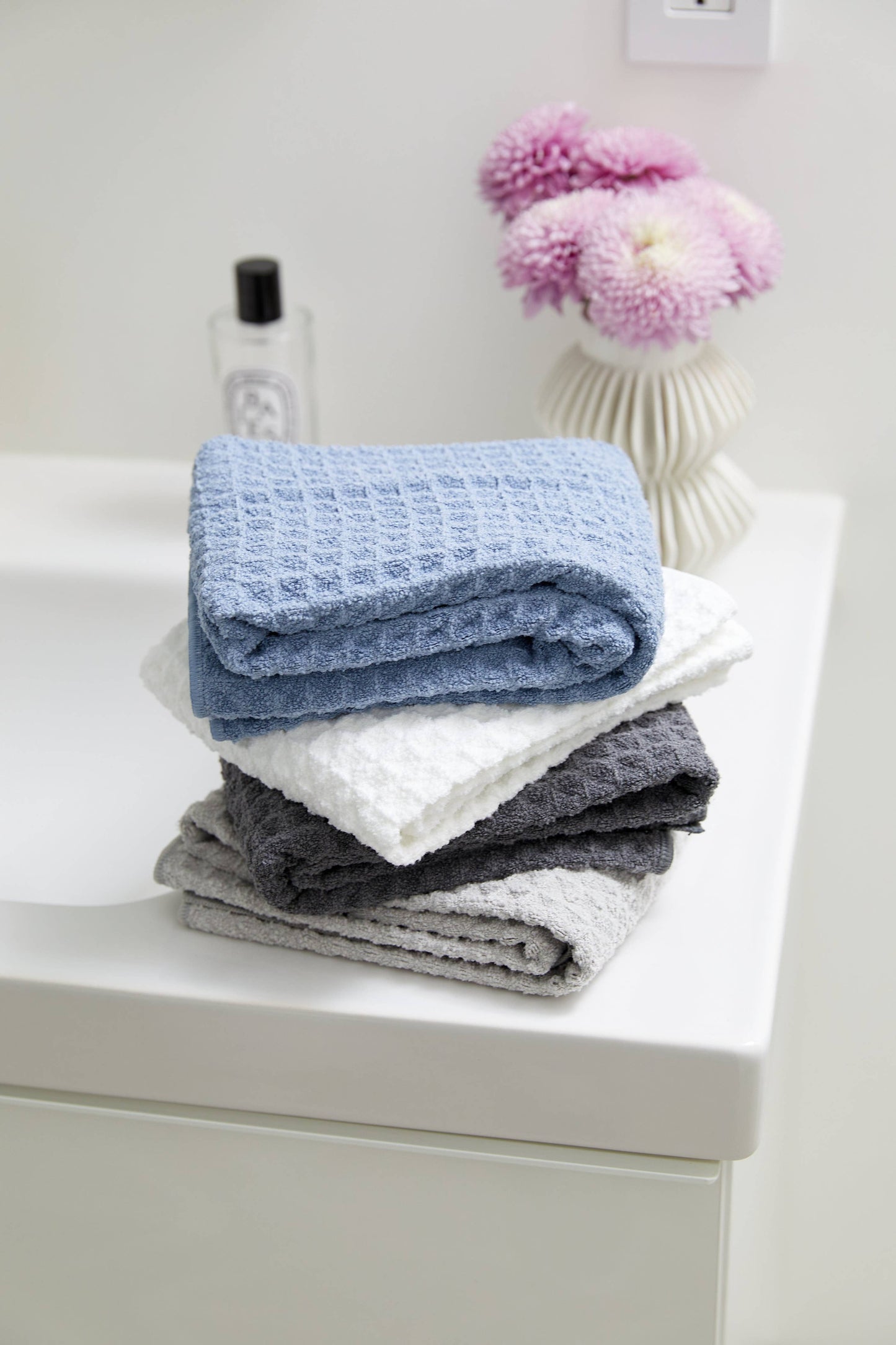 Cloud Waffle Hand Towel