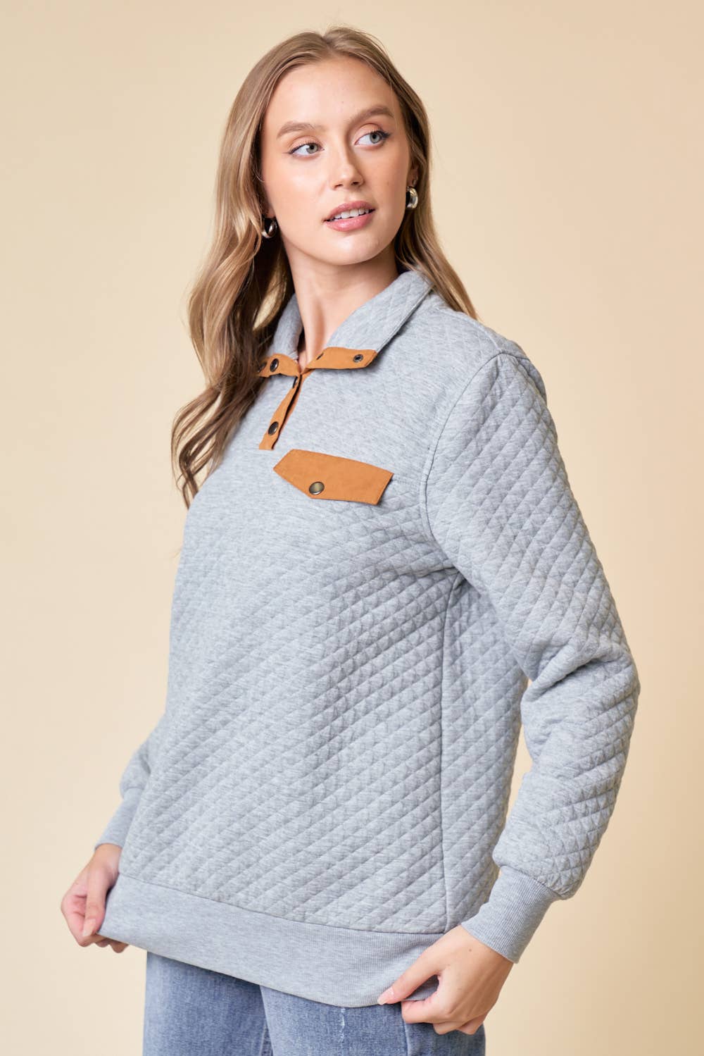 Diamond Cotton Pull Over - 13497T