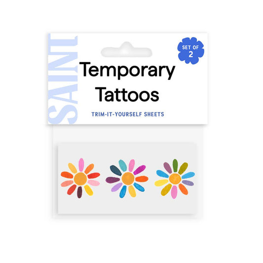 Flower Power Temporary Tattoos