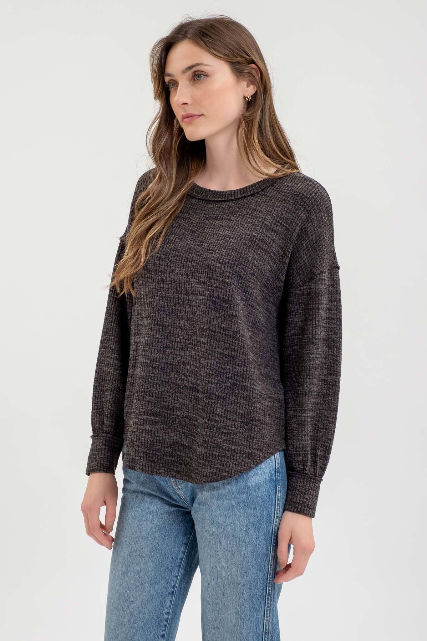 LONG SLEEVE SWEATER TOP