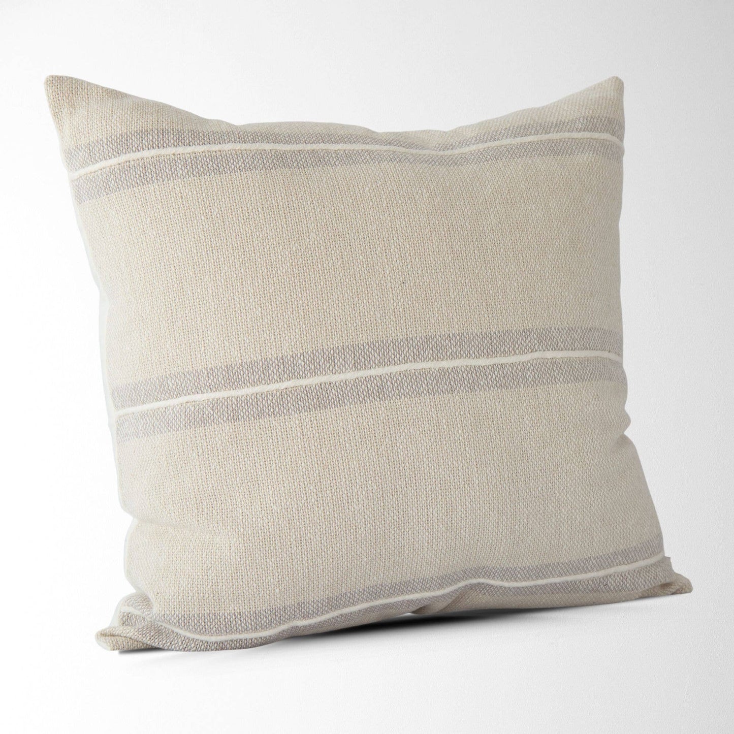 Striped Textured Pillow Cover