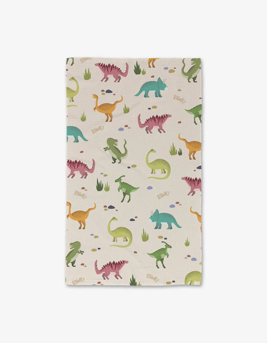 Dancing Dinos Luxe Hand Towel