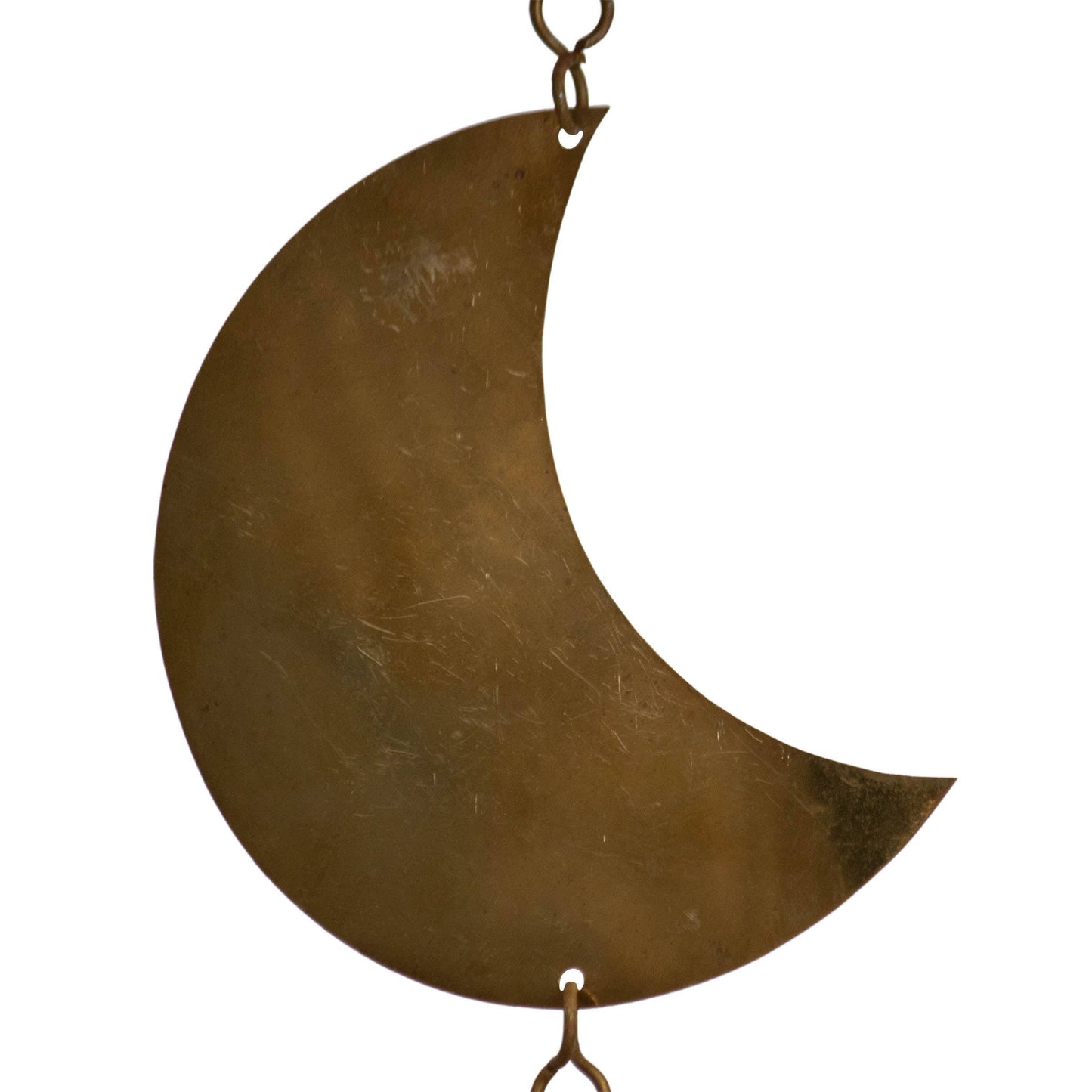 Moon Brass Terracotta & Metal Hanging Wall Accent