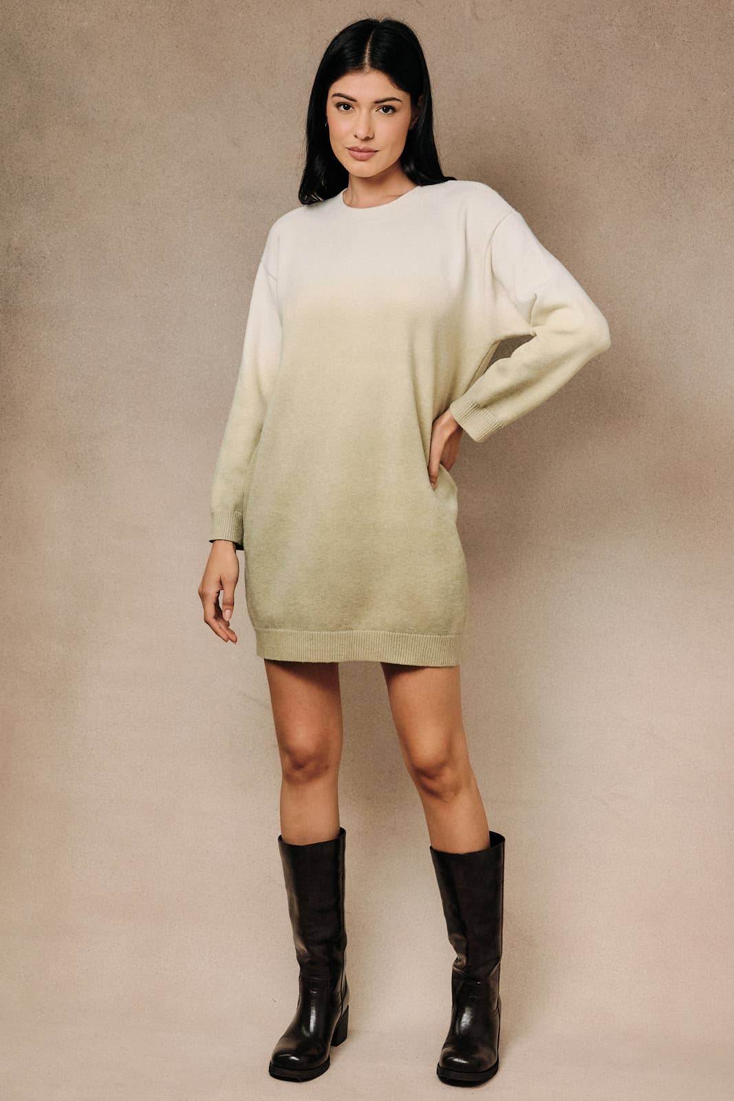 Ombre Sweater Dress