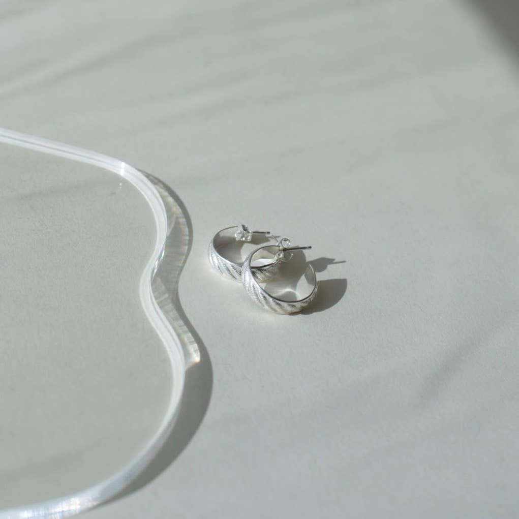 Little Ripples Hoop Earrings