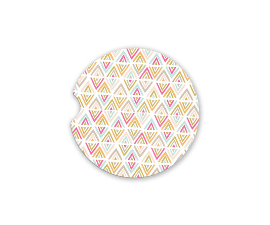 Abstract Diamonds Car Coaster