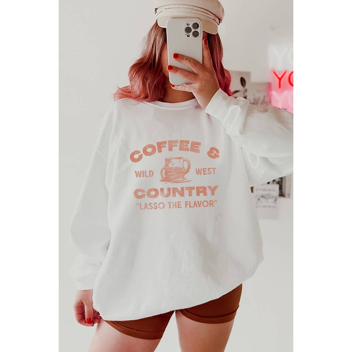 COFFEE VINTAGE GRAPHIC  SWEATSHIRTS