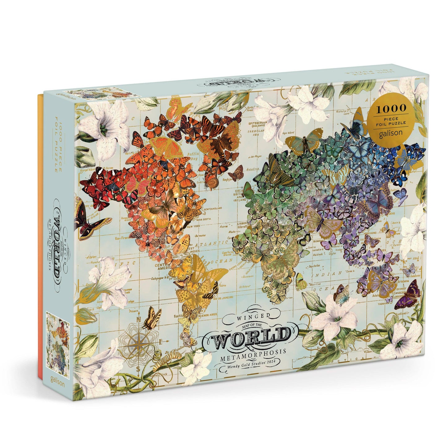 Butterfly World 1000 Piece Foil Puzzle