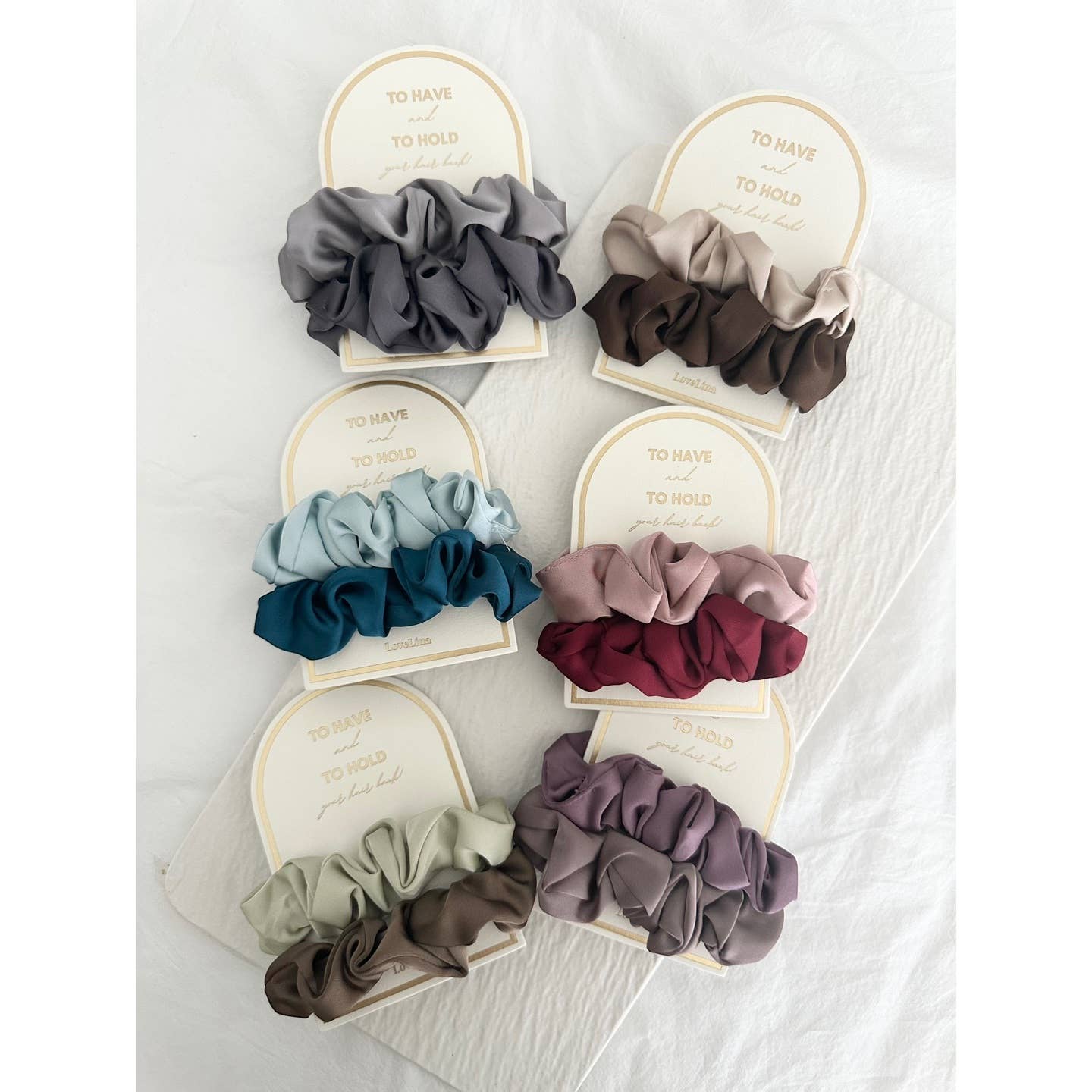 Solid Color Scrunchies