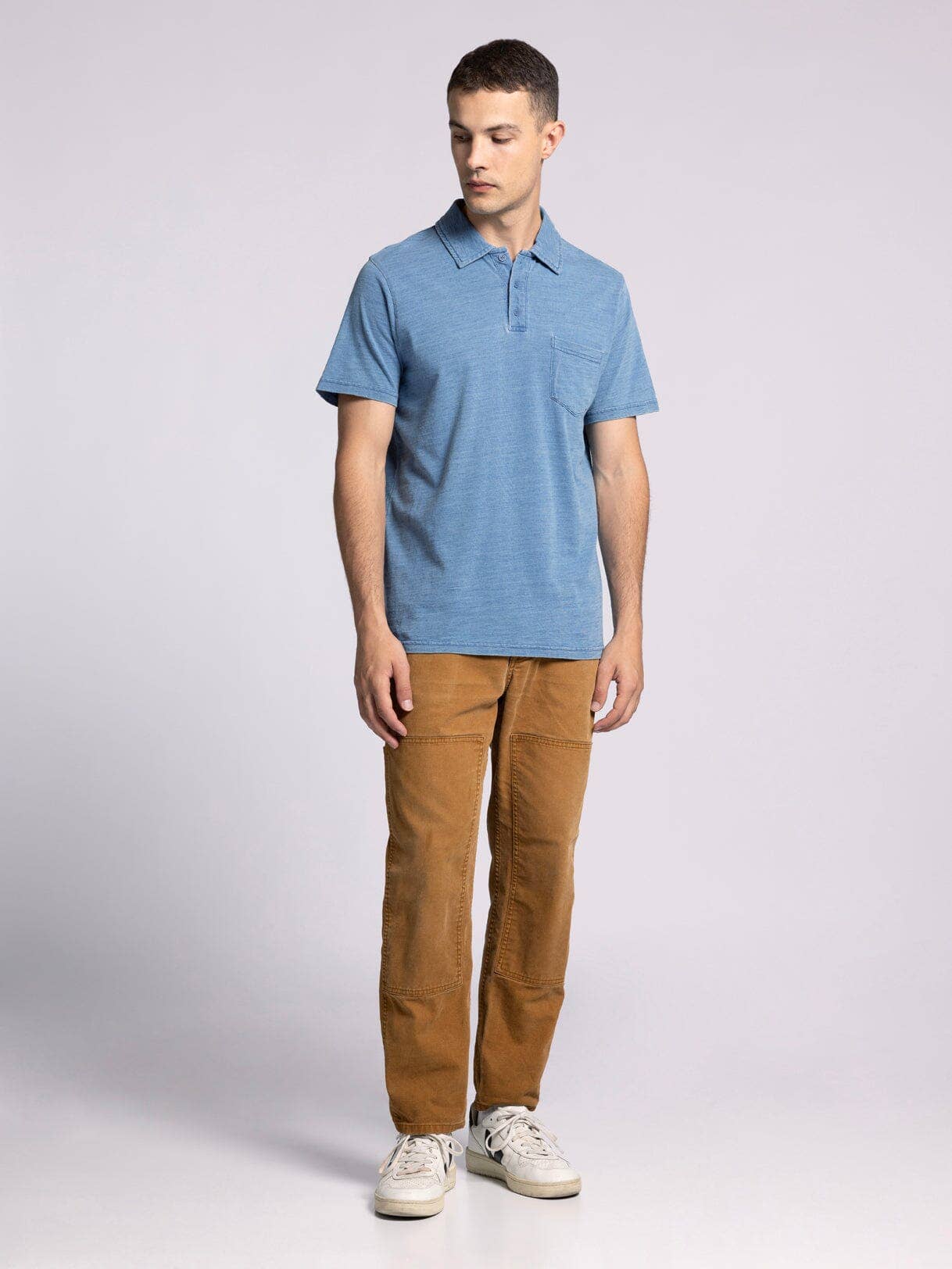 WILLIAM TOP - Cotton Collar Tee