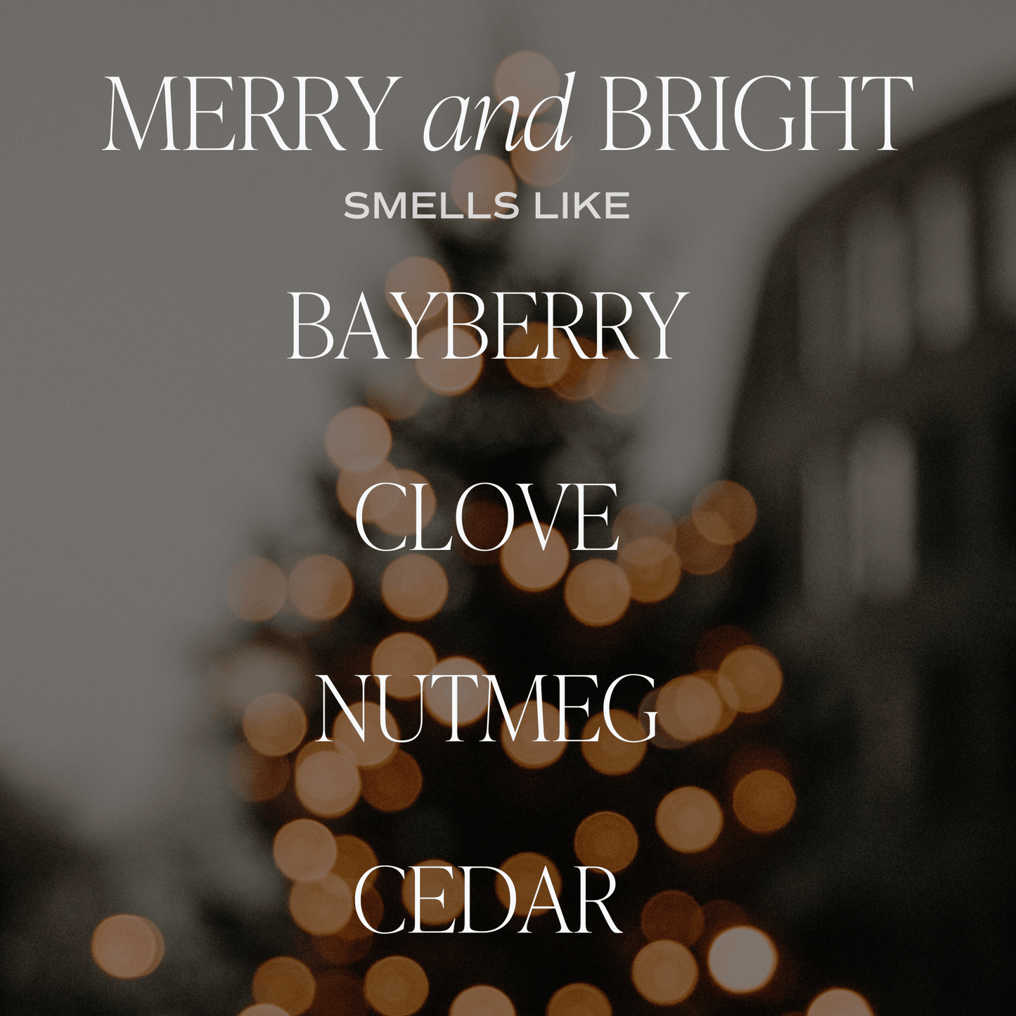 Merry and Bright 12 oz Candle