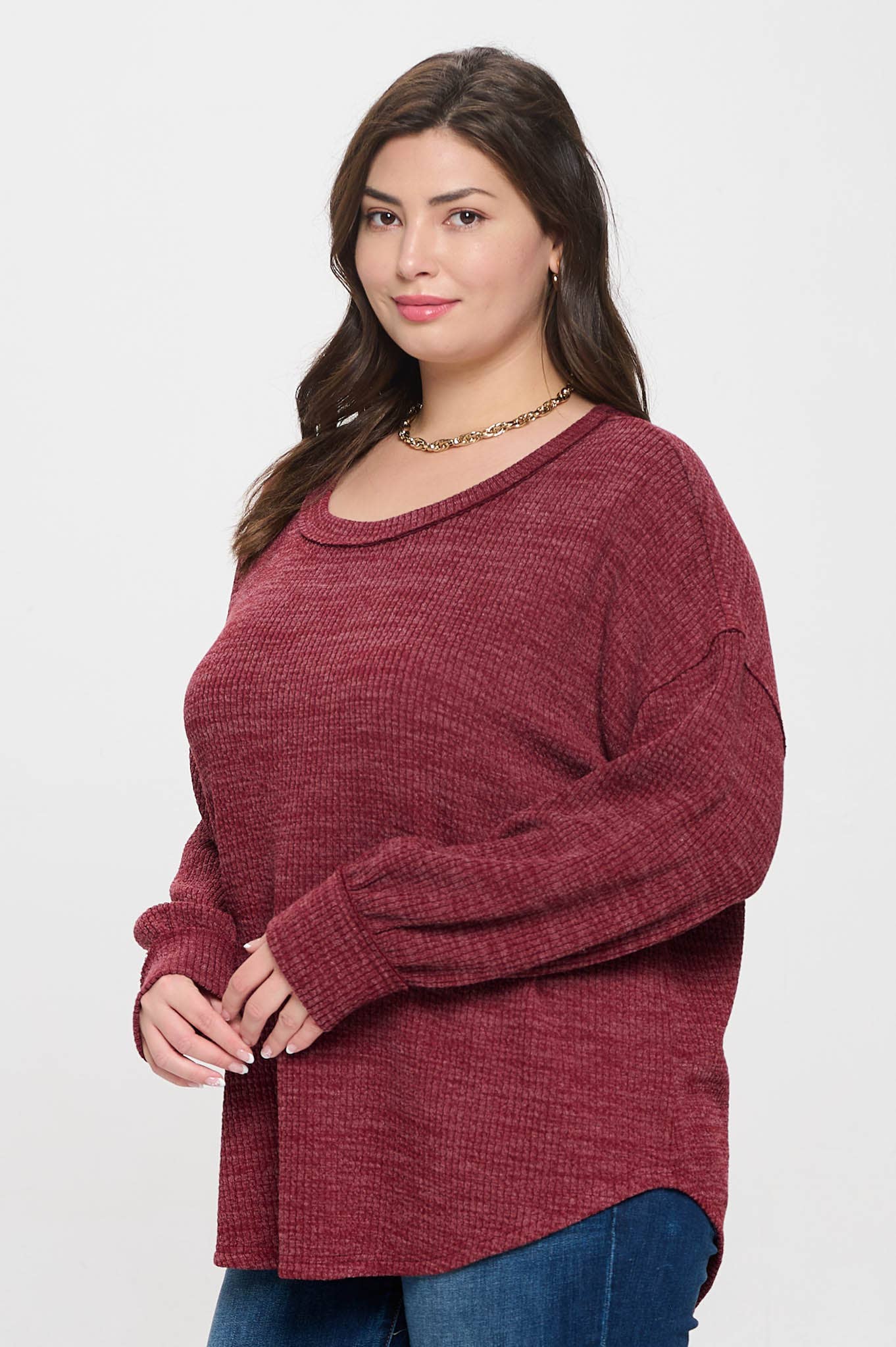 LONG SLEEVE SWEATER TOP