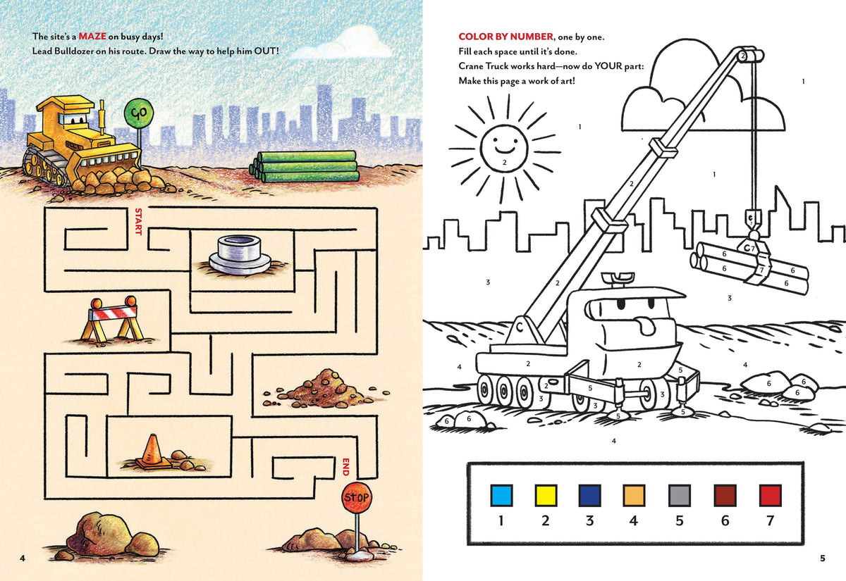Goodnight, Goodnight, Construction Site Sticker & Activity Book