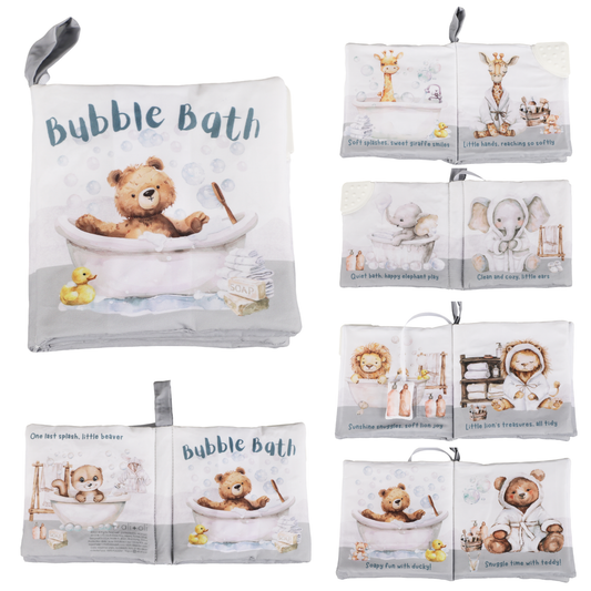 Bubble Bath Crinkle Cloth Book