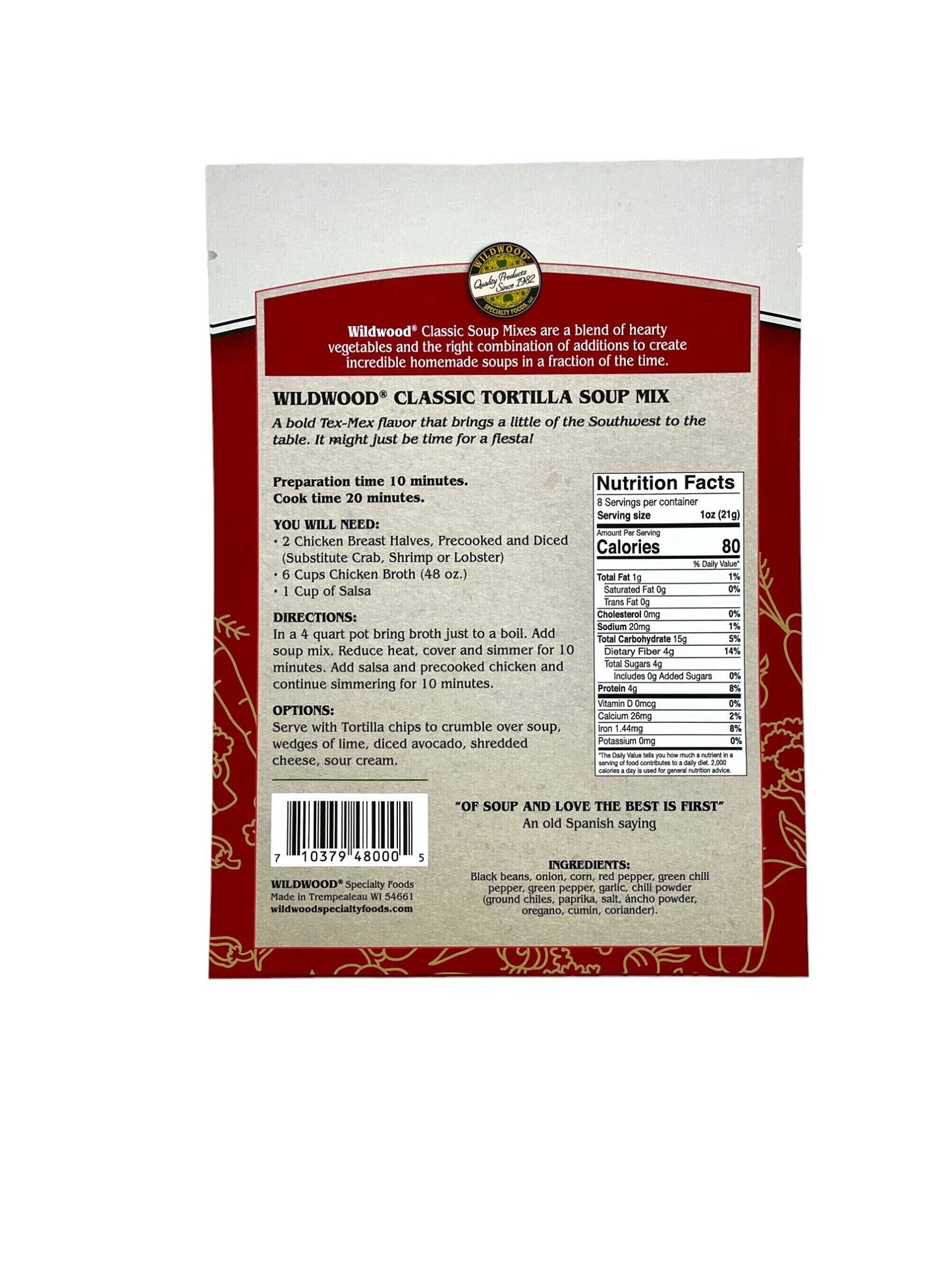 Classic Tortilla Soup Mix 6 oz Family Size