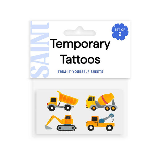 Construction Crew Temporary Tattoos