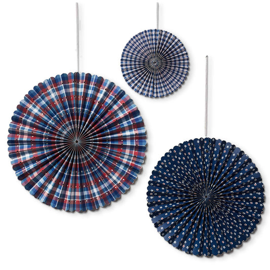 Paper Fans - Set of 3