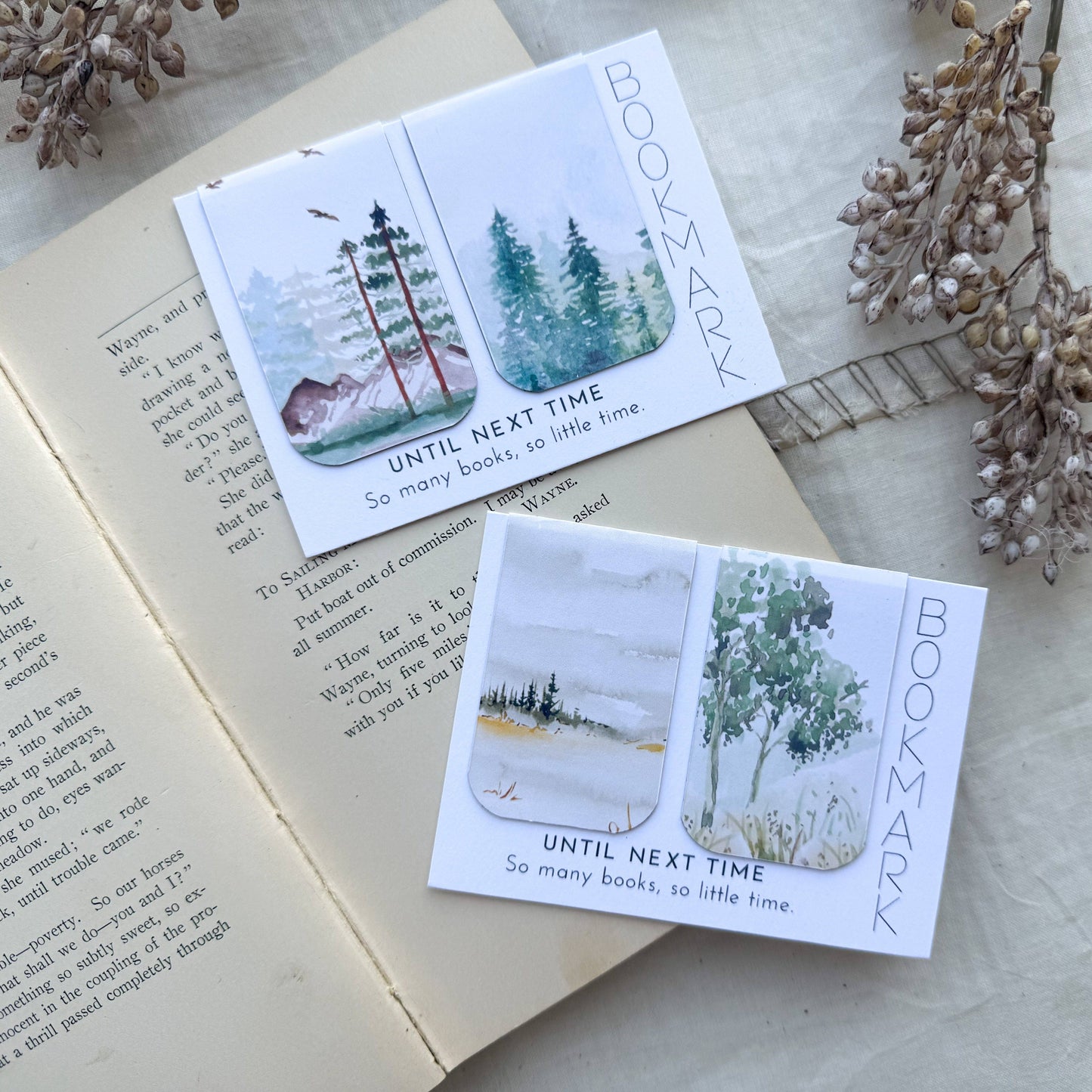 2 Large Magnet Bookmarks